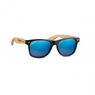 Bamboe zonnebril | Gekleurd glas | UV400