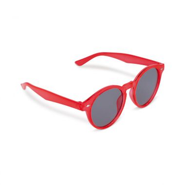 Rode Trendy zonnebril | Transparant | UV400