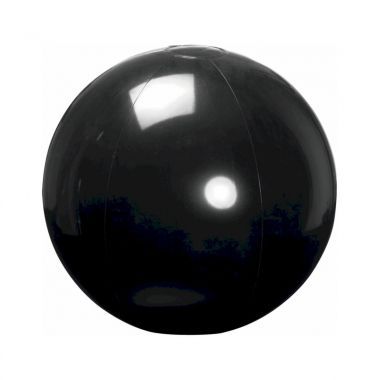 Zwarte Strandbal groot | 40 cm