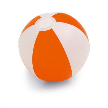 Oranje Strandbal | Gekleurd | 21 cm