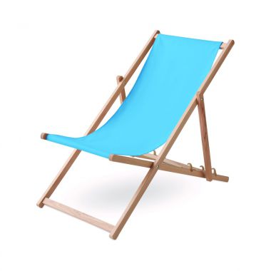 Turquoise Opvouwbare strandstoel