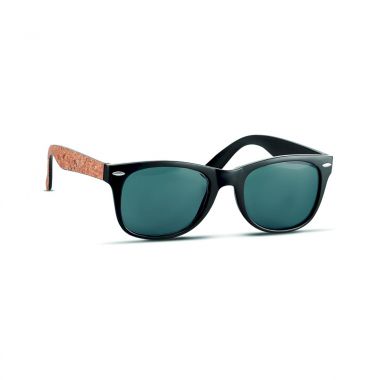 Zwarte Zonnebril | Kurk | UV400