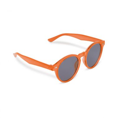 Oranje Trendy zonnebril | Transparant | UV400