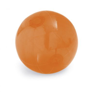Oranje Strandbal doorschijnend | 24.5 cm