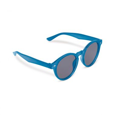 Blauwe Trendy zonnebril | Transparant | UV400