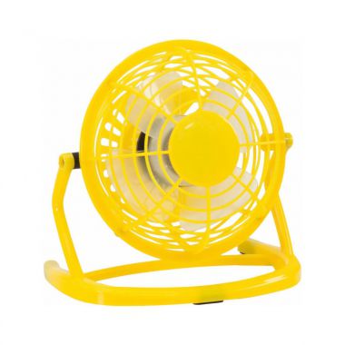 Gele Mini ventilator | USB