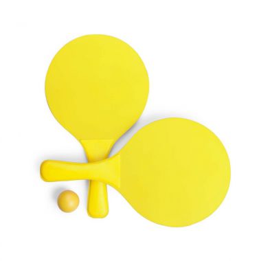 Gele Strand rackets | Gekleurd