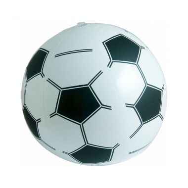 Witte Opblaasbare voetbal | 25 cm